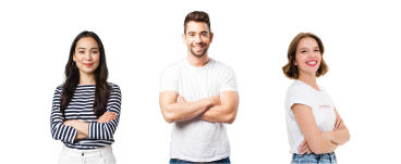 Grupo de estudiantes frente al computador.