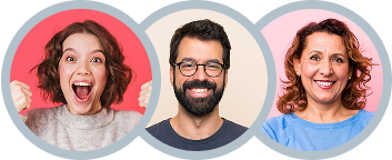 Grupo de estudiantes frente al computador.